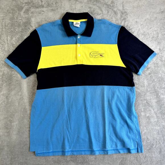Men’s Vintage Lacoste Polo Shirt – XL – Big Gator – Preppy - Picture 1 of 11